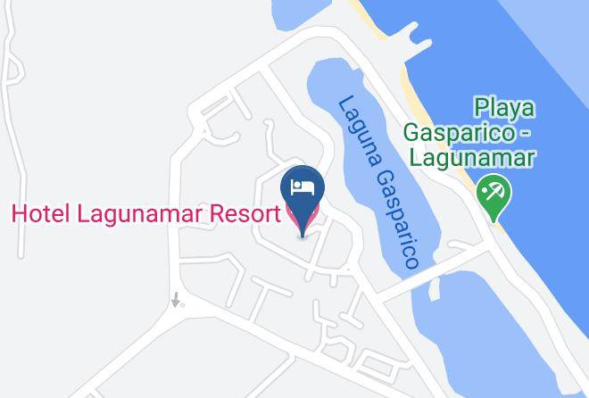 Maneiro - Hotel Lagunamar Resort Maps
