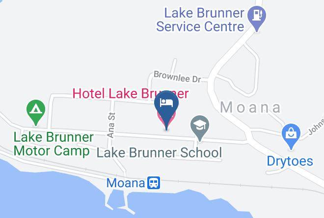 Grey - Hotel Lake Brunner Maps
