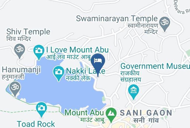 Mount Abu - Hotel Lake Palace Maps