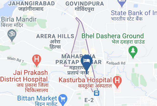 Bhopal - Hotel Lake Princess Maps
