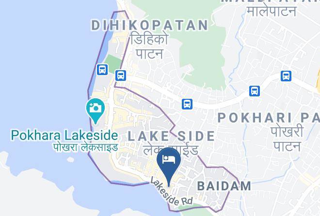 Pokhara - Hotel Lake Shore Maps