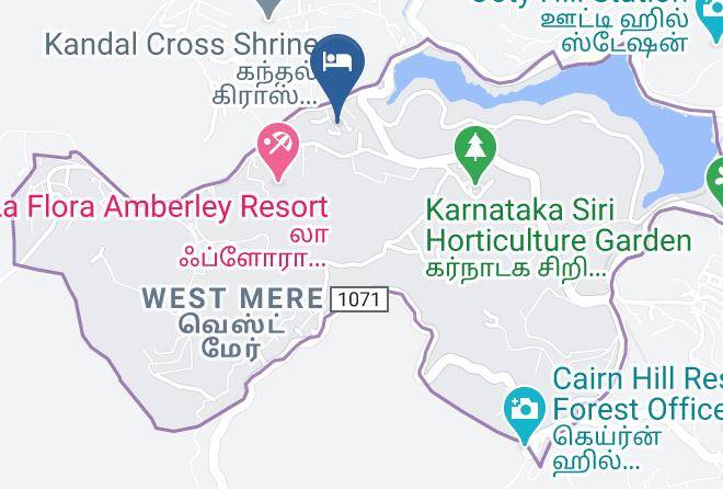 Ooty - Hotel Lakeview Maps