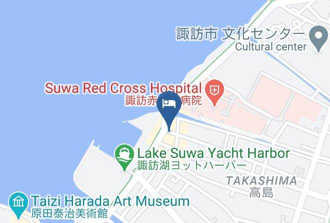 Suwa City - Hotel Lalba Suwako Maps