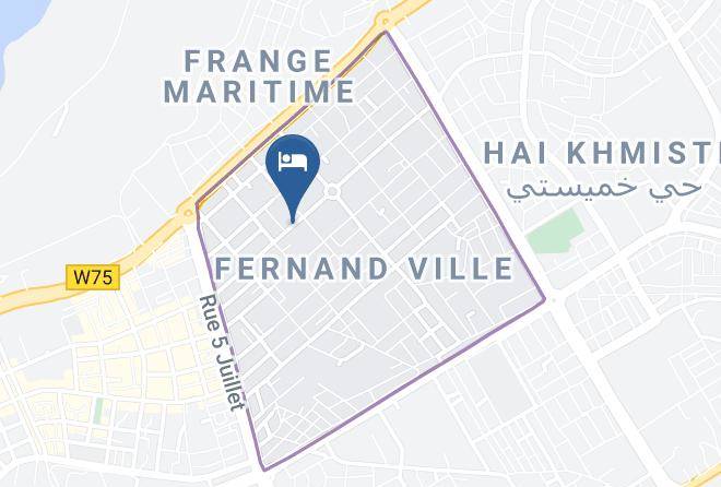 Oran - Hotel Lalla Mokhtara Maps