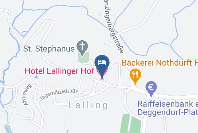 Deggendorf - Hotel Lallinger Hof Maps