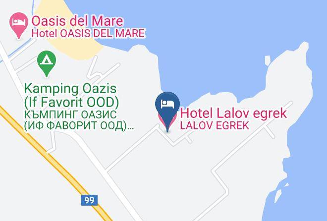 Tsarevo - Hotel Lalov Egrek Maps