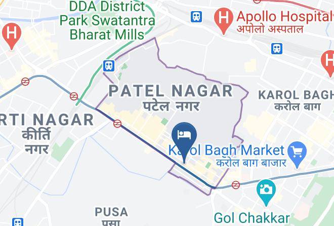 New Delhi - Hotel Lalsons Continental Maps