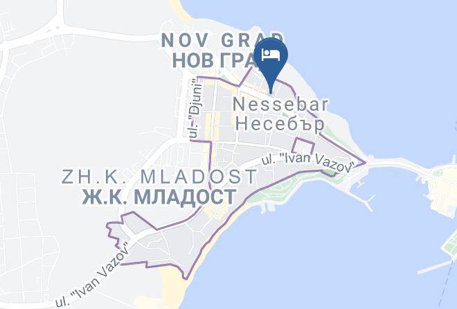 Nesebar - Hotel Lambovi Maps