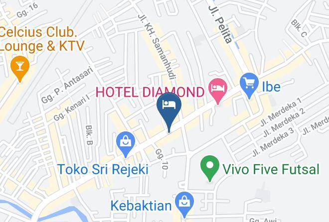 Samarinda - Hotel Lambung Maps