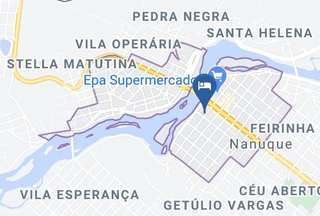 Nanuque - Hotel Lamercan Maps