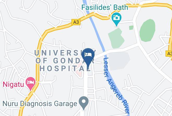 Gonder - Hotel Lammergeyer Maps