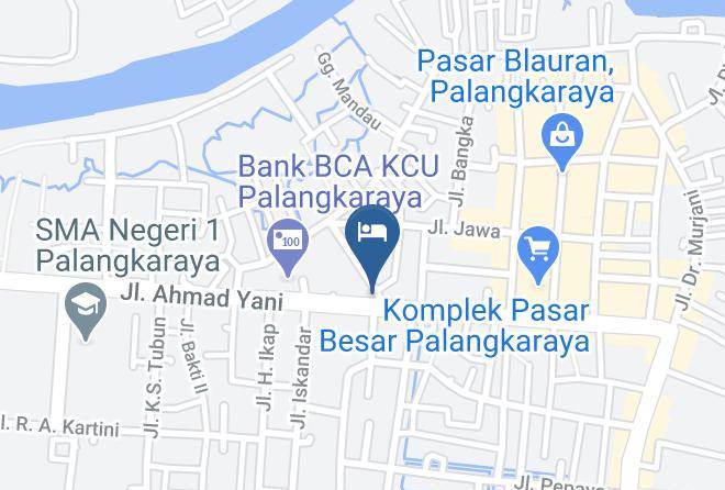Kota Palangka Raya - Hotel Lampang Maps