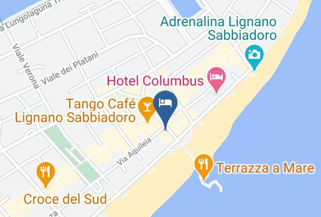 Udine - Hotel Lampara Maps