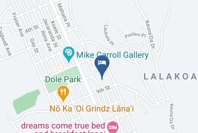 Maui - Hotel Lanai Maps