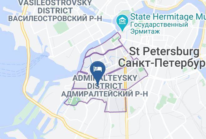 Saint Petersburg - Hotel Lancelot Maps