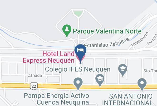 Confluencia - Hotel Land Express Neuquen Maps