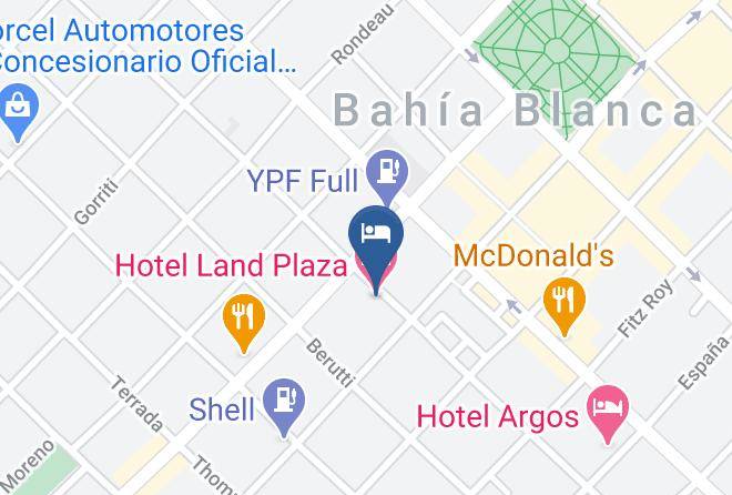 Bahia Blanca - Hotel Land Plaza Maps