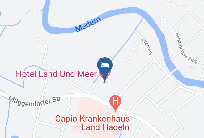 Cuxhaven - Hotel Land Und Meer Maps