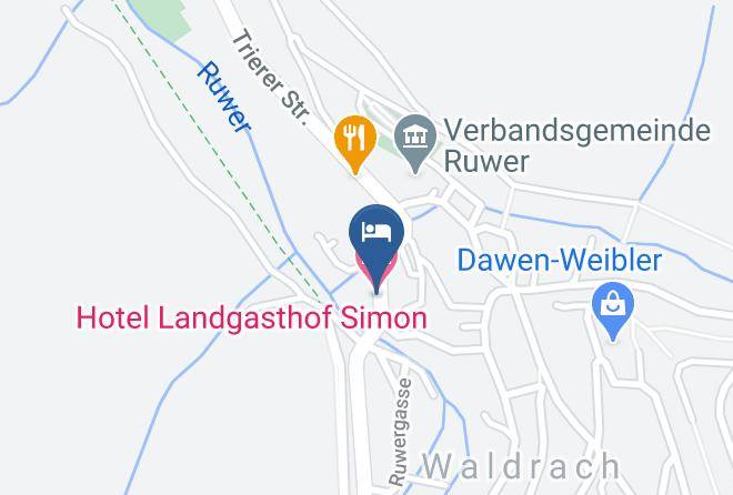 Trier Saarburg - Hotel Landgasthof Simon Maps