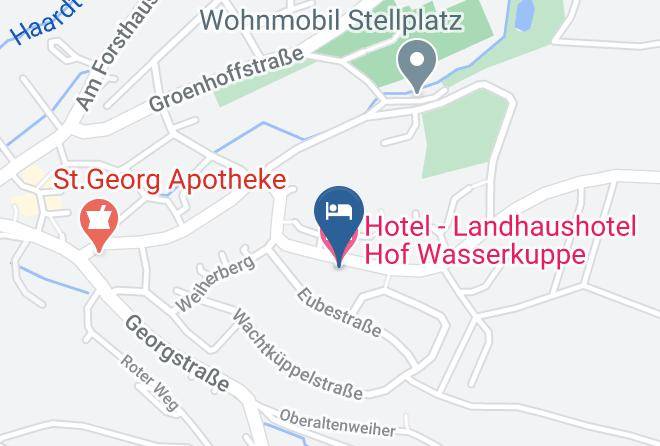 Fulda - Hotel Landhaushotel Hof Wasserkuppe Maps