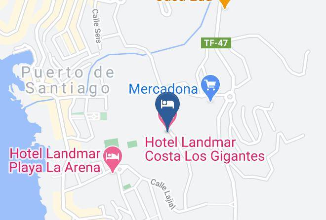 Santa Cruz De Tenerife - Hotel Landmar Costa Los Gigantes Maps