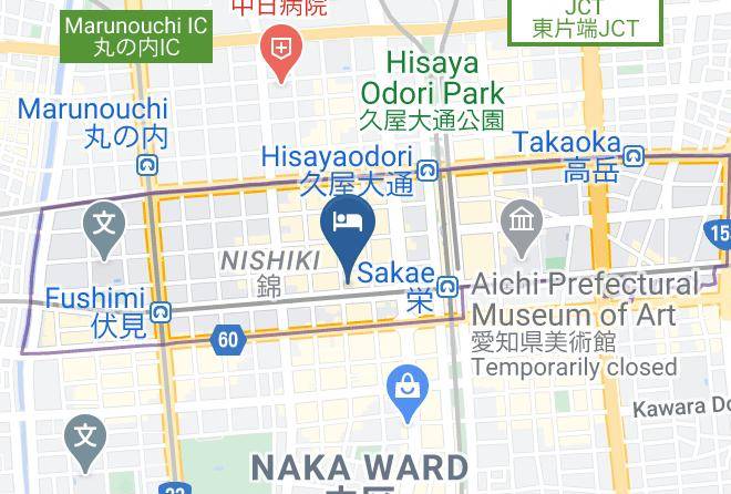 Nagoya City Naka Ward - Hotel Landmark Nagoya Maps