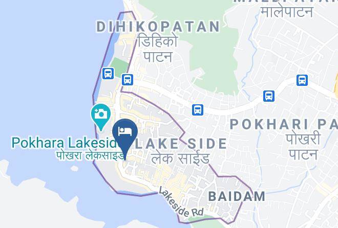 Hotel Landmark Pokhara Map