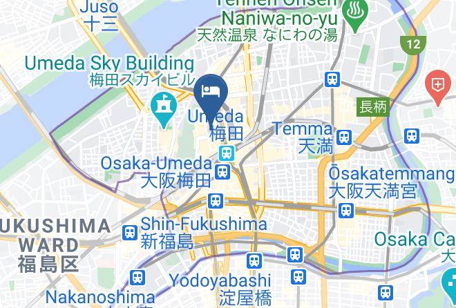 Osaka City Kita Ward - Hotel Landmark Umeda Maps