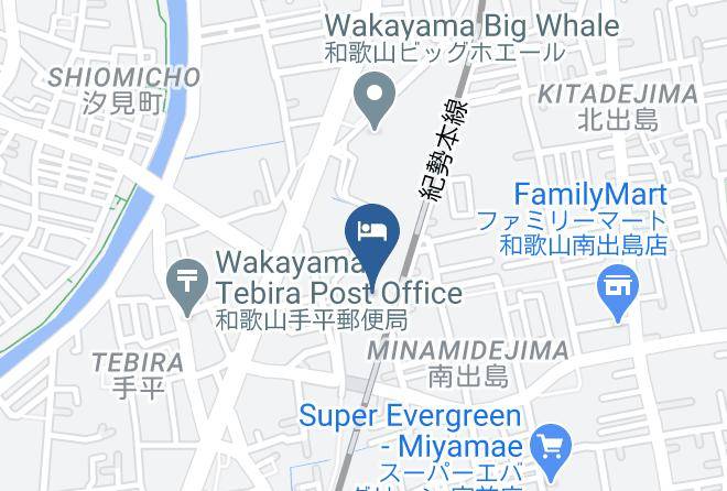 Wakayama City - Hotel Landmark Wakayama Maps