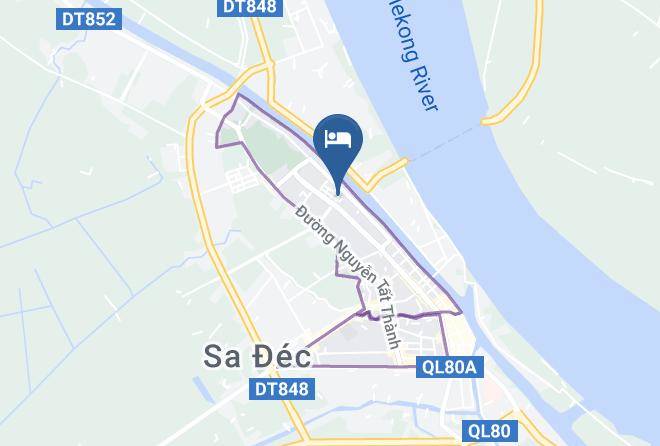 Sa Dec - Hotel Lang Hoa 1 Maps