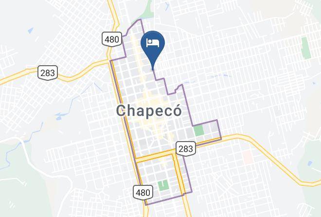Chapeco - Hotel Lang Palace Maps