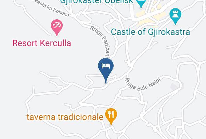 Gjirokaster - Hotel Lani Maps