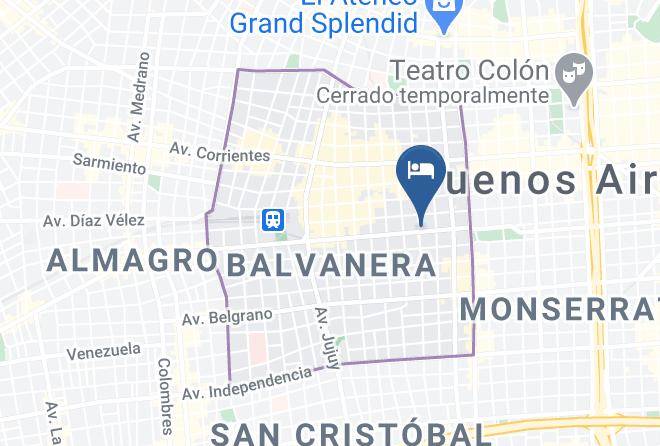 Balvanera - Hotel Lanin Maps