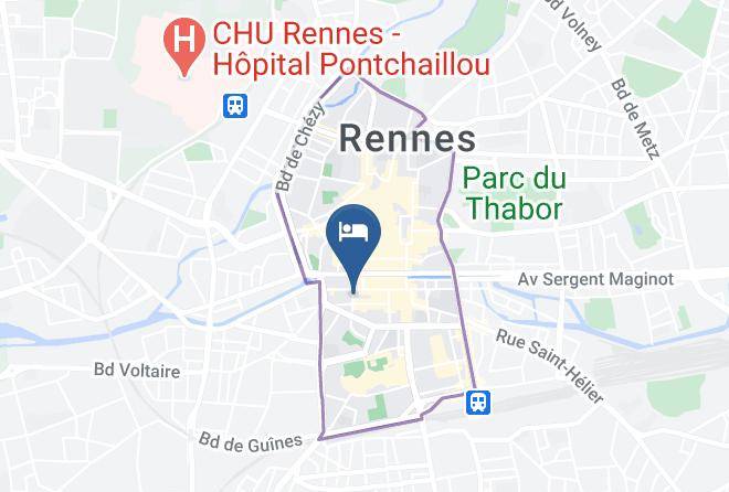 Ille Et Vilaine - Hotel Lanjuinais Maps