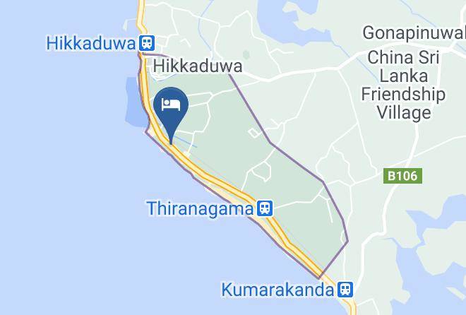Hotel Lanka Super Corals Hikkaduwa Map