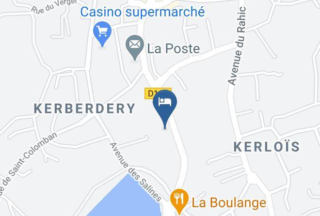 Morbihan - Hotel Lann Roz Maps