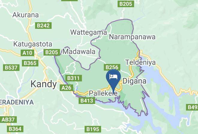 Kandy - Hotel Lans Maps