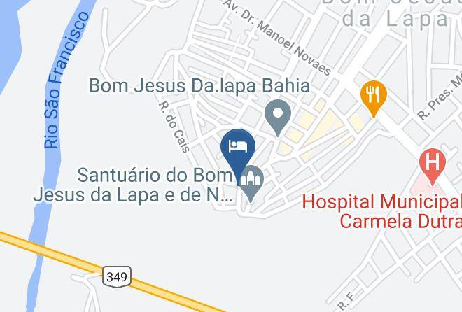 Bom Jesus Da Lapa - Hotel La Paz Maps
