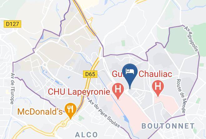 Herault - Hotel Lapeyronie Maps