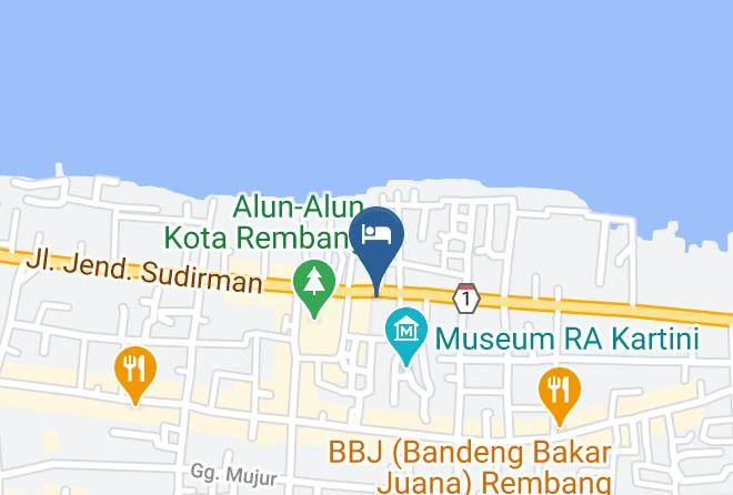 Rembang Regency - Hotel Larasati Maps