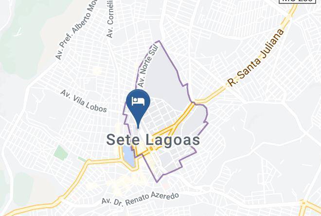 Sete Lagoas - Hotel Larena Maps