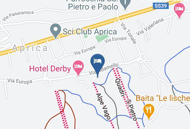 Hotel Larice Bianco Map