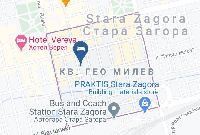 Stara Zagora - Hotel Larocque Maps