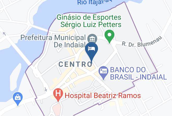 Indaial - Hotel Larsen Maps