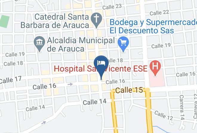 Hotel Las 3 Palmas Map