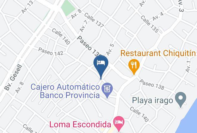 Villa Gesell - Hotel Las 40 Maps