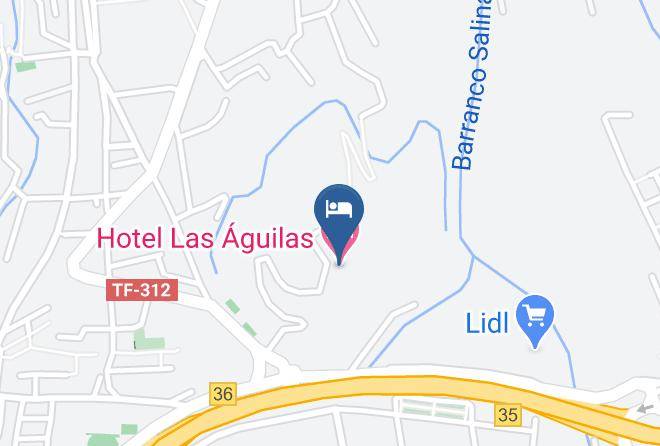Santa Cruz De Tenerife - Hotel Las Aguilas Maps