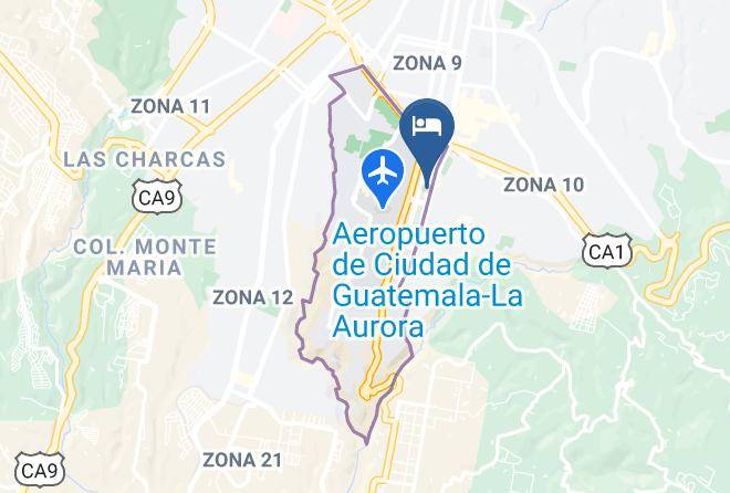 Guatemala - Hotel Las Americas Maps
