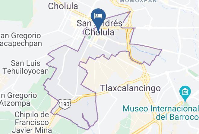 San Andres Cholula - Hotel Las Americas Maps