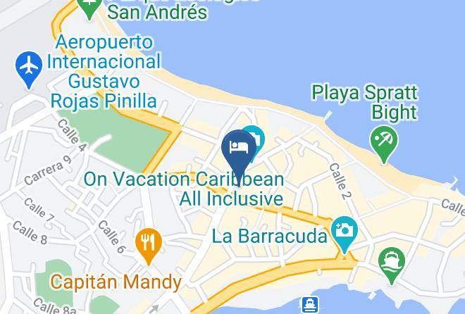 San Andres - Hotel Las Americas Maps